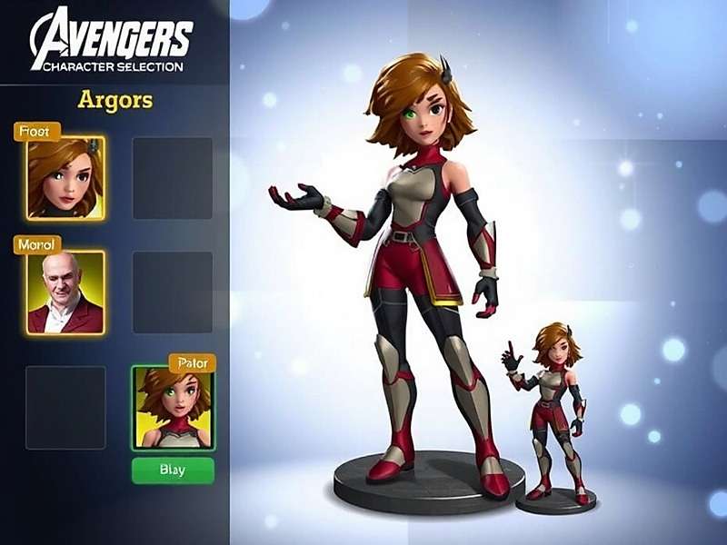 Arpora Avengers Character Selection